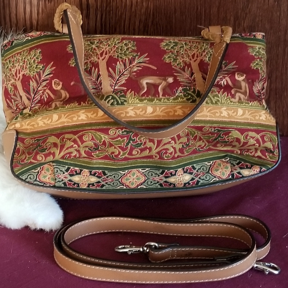 Relic Monkey And Tree Pattern Bag - image 2